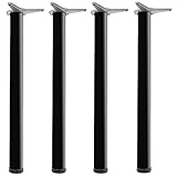4er Set GedoTec Möbel Tischbeine 710 mm für Bürotische - Schreibetische - Esstische uvm.