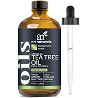 ArtNaturals Tea Tree Essential Oil - 4 oz Pure and Natural Premium Melaleuca Therapeutic Grade