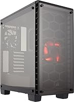 Corsair CC-9011099-WW Crystal Series 460X Kompakt Mid-Tower ATX Gehäuse mit gehärtetem Glas schwarz