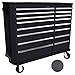 Produktbild Werkzeugwagen, 16 Schubladen, Pro Series, schwarz