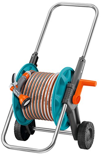 Preisvergleich Produktbild Gardena 8013–20 Gartenschlauch (Schlauch + Trolley, mehrfarbig)