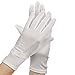 Membrane White Silk Moisturising Gloves Adult Eczema Hands Skincare One Size - Unisex