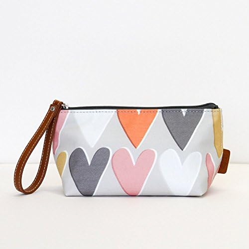 Caroline Gardner Layered Hearts Cosmetics Bag