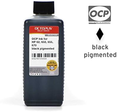 62 OCP Ink Cartridge for HP 62XL, 650, 655, 670 500 ml schwarz