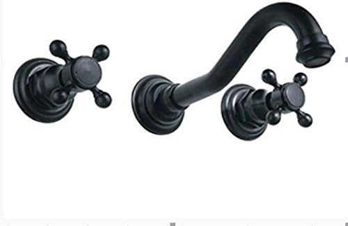 HHY-Continental black copper bronze wall-mounted hot and cold faucet