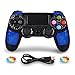 Produktbild OUBANG PS4 Controller-Dual Shock 4 Wireless Controller für Playstation 4-Joystick mit Sixaxis, Super Power, Micro USB, Multi-Touch-Klickbarer Touch Pad-Blue Diamond
