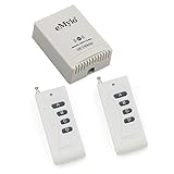3. encender o apagar el receptor con el transmisor (control remoto) desde cualquier lugar dentro de una distancia fiable