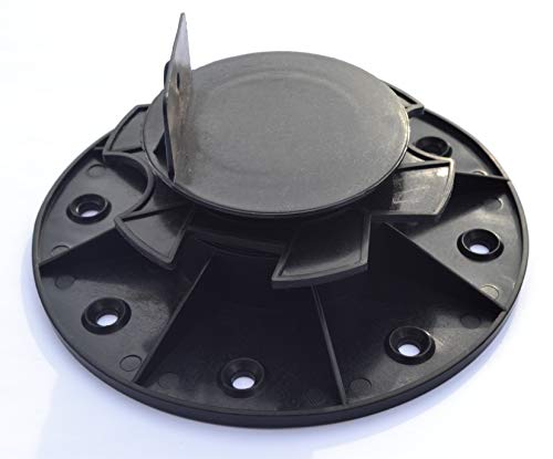 Preisvergleich Produktbild 30-60mm ABS Profiline / Stelzlager / Plattenlager / Terrassenlager / Verlegehilfe / Abstandhalter für WPC, BPC, Holz, Keramik, Fliesen, Beton, höhenverstellbar (10)