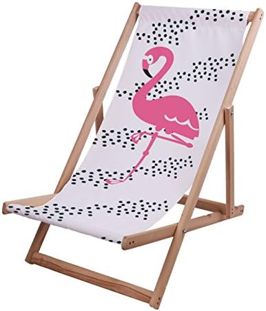 Ziloo Wooden Deck Chair, Premium Quality Comfortable Adjustable Foldable Eucalyptus Hardwood Sun Lounger Garden Beach Chair