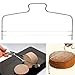 Produktbild Minkoll Einstellbare Kuchen Cutter Leveler, Cutting Levelling Dekorieren Brot Drahtschneider Schneidwerkzeug
