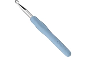 Totofy agujas crochet 8 mm, ganchillos crochet con mango suave ergonómico, adecuado para principiantes y entusiastas del ganchillo