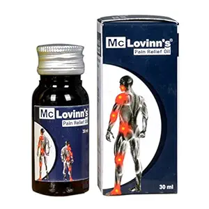 McLovinn's Pain Relief Oil for Back Pain, Joint Pain, Muscle Pain, Nerve Pain, Joint Stiffness