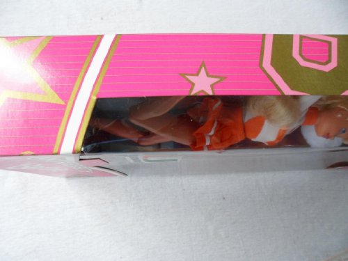 Barbie Special Edition University Miami Cheerleader Barbie Doll By Mattel in 1996 - The box is in poor condition