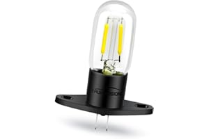 Ruiandsion Z187 - Bombilla para microondas T170, base de terminales rectos, 240 V, 2 A, 25 W, bombilla LED para microondas universal, color blanco