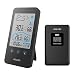 Produktbild DKEyinx Drinnen/draußen Kabellos Wetterstation mit Thermometer Hygrometer, -20 bis 65  (-4 bis 149), mit Alarm, Sleepy-Modus Funktion, Inklusive Fernbedienung Steuerung Sensor Schwarz
