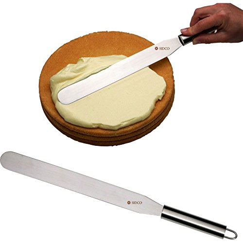 SIDCO ® Streichpalette Glasurmesser Konditormesser Tortenmesser Streichmesser Edelstahl
