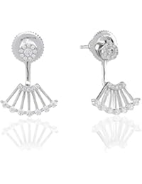 Sif Jakobs de mujer pendientes joyas Ravenna Uno Plata SJ de e0604 de CZ