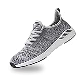  ZanYeing Unisex Bequem Schnürer Gym Fitness Atmungsaktives Mesh Turnschuhe Freizeitschuhe Ultra-Light Sportschuhe Laufschuhe,Grau2,39 EU