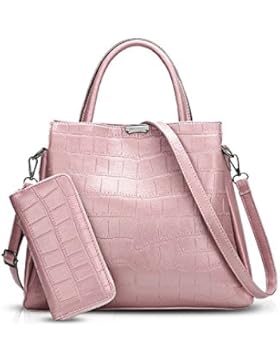 NICOLE&DORIS Damen Handtaschen Tote Umhängetasche Schultertaschen Henkeltaschen Messenger Bag Tasche Crossbody...