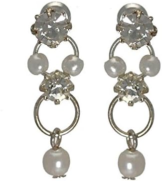 Nastasia Small faux Pearl Post Earrings