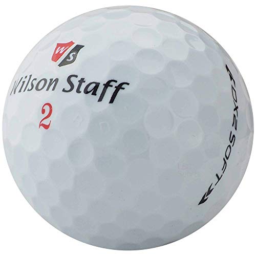 lbc-sports 50 Wilson DX2 Soft Pelotas de Golf - AAAAA - PREMI umsel Collection - Color Blanco - Lakeballs - Pelotas de Golf usadas - DX 2 como Nuevo