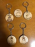 llaveros de madera personalizados  Llaveros personalizados para bodas, bautizos y comuniones