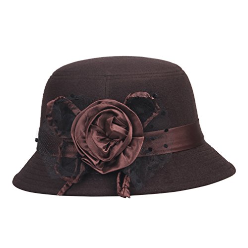 EOZY Un Flor Gorra/Sombrero Para Mujer Otoño Invierno 57cm (#4)