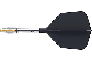 CUESOUL CUESUL Rost T19 Eje de dardo Integrado de Carbono y Vuelo de ala Grande, Conjunto de 3