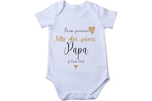 Body fête des pères/Cadeau première fête des pères/Fête des père/Body personnalisé/Premiere Fete des père