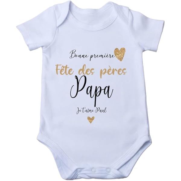 Papa Body FÃªte Des PÃ¨res Body Bebe 0-3 Mois Spreadshirt Body