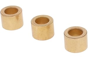 Othmro Öllagerhülsen für selbstschmierende Öle, Pulver-Metallurgisches Zinn, Bronze, 10 mm Bohrung x 16 mm Außendurchmesser x 12 mm Länge, 3 Stück