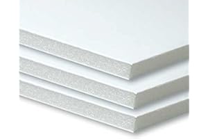 PROTECTAFILE White Foam Board - Antique White - A1 Inches Foam Core Polystyrene - Photo Mount - for Presentation, Mounting, Arts, (Pack of 10) 5mm Thick STF 300