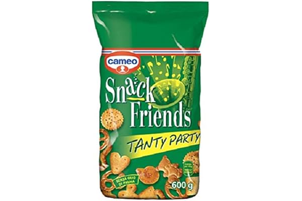 Cameo Crackers Snack & Friends Tanty Party 600 gr många fest salt kakor