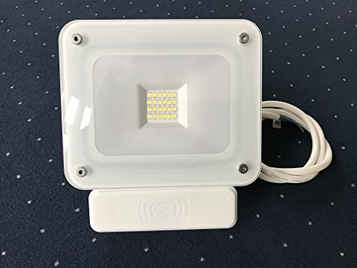 20W LED Fluter Außenleuchte Flutlicht weiß SLIM IP65 Bewegungsmelder Wegeleuchte Sensorleuchte #1310 - 4