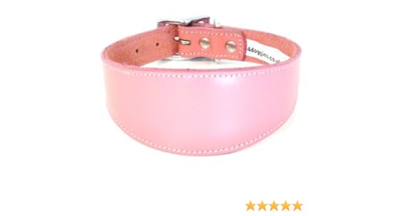 handmade leather whippet collars