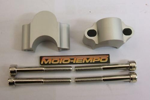 CNC 30mm BAR RAISERS RISERS FOR 28mm FAT HANDLE BARS 1 1/8"