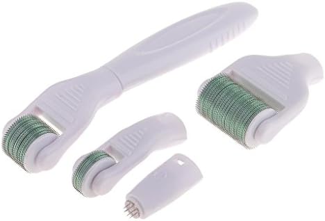 5 in 1 Derma Roller Skin Recovery Micro Needle Titanium Microneedle Scars Pro Kit