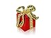 precious brooch with Swarowski stones - Noble Brooch "Gift" with Swarovski Stones