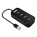 Produktbild USB Hub, BC Master 4-Port USB 3,0 Splitter mit LED Licht Super Speed Datenübertragungsraten bis zu 5Gbps für Macbook, Laptops, Ultrabooks und Tablet PC