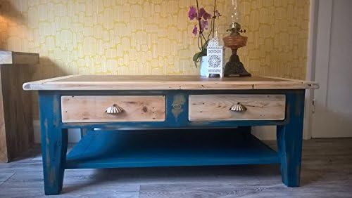 upcycled coffee table, shabby chic