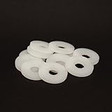 Größe: M6 DERING Große Unterlegscheiben 6,4 (M6) DIN 9021 Polyamid PA (100 Stück)  Beilagscheiben  Scheiben  Kunststoffscheiben  Polyscheiben  U-Scheiben
