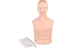 UIGJIOG Modell Für Die Erweiterte Nasogastrale Sonden- Und Trachealversorgung Modell Die Magenspülung Tracheotomie Das Einführen Trachealkanüle Multifunktionales Pflegetraining Halbkörpersimulator