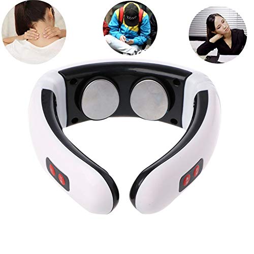 Preisvergleich Produktbild Nackenmassagegerät Neueste Tragbare Elektronische Presse-Gestüt Sechs Massagetechniken Für Nacken-Und Nackenschmerzen Vorbeugung, Kopfschmerzen, Schulterschmerzen, Etc.