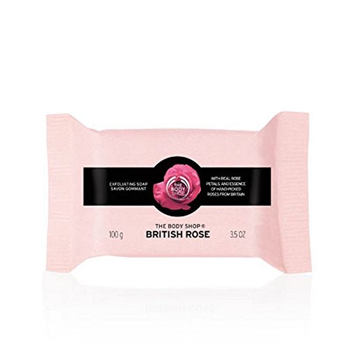 The Body Shop British Rose Exfoliating Soap - 100g