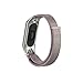Produktbild Altsommer 4 Farben Armband für XIAOMI MI Band 3 Armband Nylon Uhrenarmband Ersatzarmband Armband Uhrenarmband mit Edelstahl Magnet-Verschluss Watch Band Replacement für Herren Damen (Rosa)