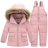 Snow Jacket --- abnehmbarer Hut und Kragen; Manschette elastisch; der Hut fügt die winddichte Stoffklammer hinzu, schützt effektiv das kleine Gesicht Ihres Babys.