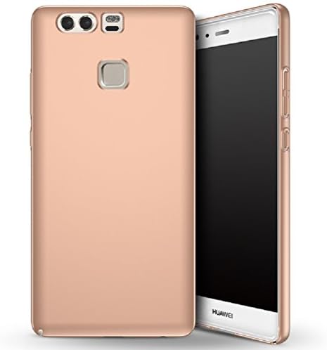 Apanphy HUAWEI P9 Case [High Quality] [Ultra Slim] [Hard Silky] [Scrub Shell] [Full Protection] [Rear Skin Feel] Cover For HUAWEI P9 Gold