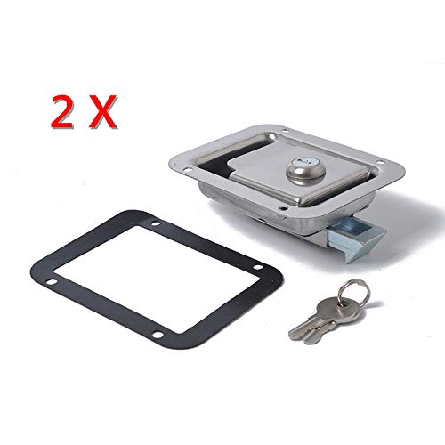 Preisvergleich Produktbild XuBa Paddel Riegelschloss Edelstahl für Camper Trailer Werkzeugkasten LKW