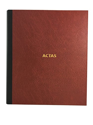 Libro de Actas de Hojas Móviles - Color Burdeos (Modelo 1)