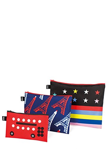 Preisvergleich Produktbild LOQI TRAVEL Zip Pockets - Zip-Etuis